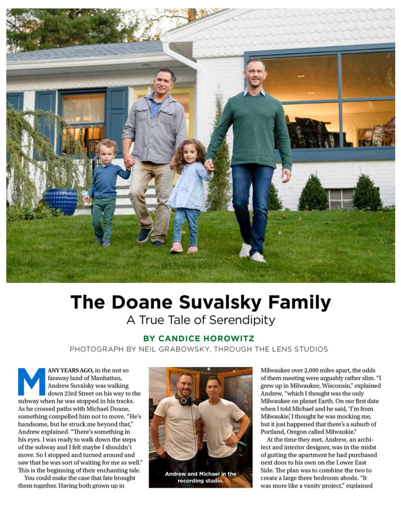 The Doane Suvalsky Family Story - in Montclair Neighbors - January 2022